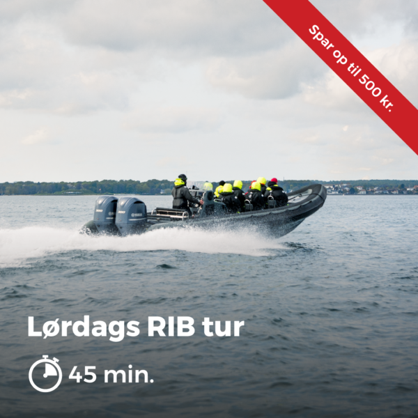 Lordags speedbåd tur 45 minutter