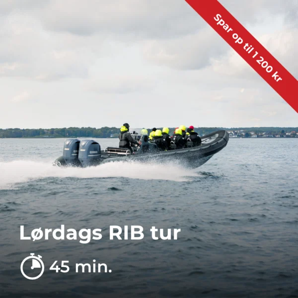 Lordags speedbåd tur 45 minutter